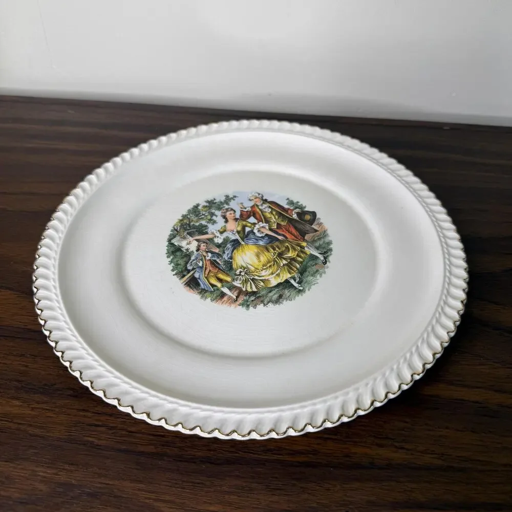 The Harker Pottery 22 Kt Gold Plate, Elegant Dinnerware, Antique Decor Piece